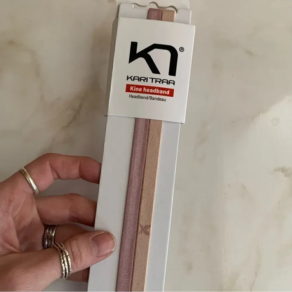 NWT Kari Traa Kine Headband purple/ nude
